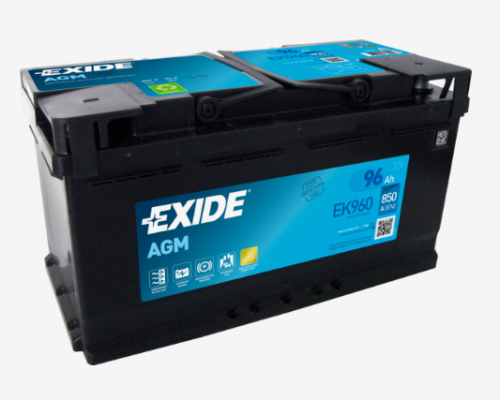 Start Stop AGM 12V 96Ah, 850A, 353x175x190 + Pol Rechts